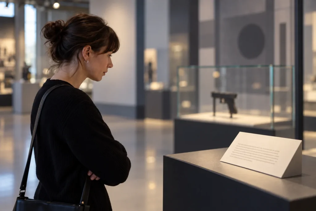 GLOCK in a Museum Display: Reading Labels and Understanding Context